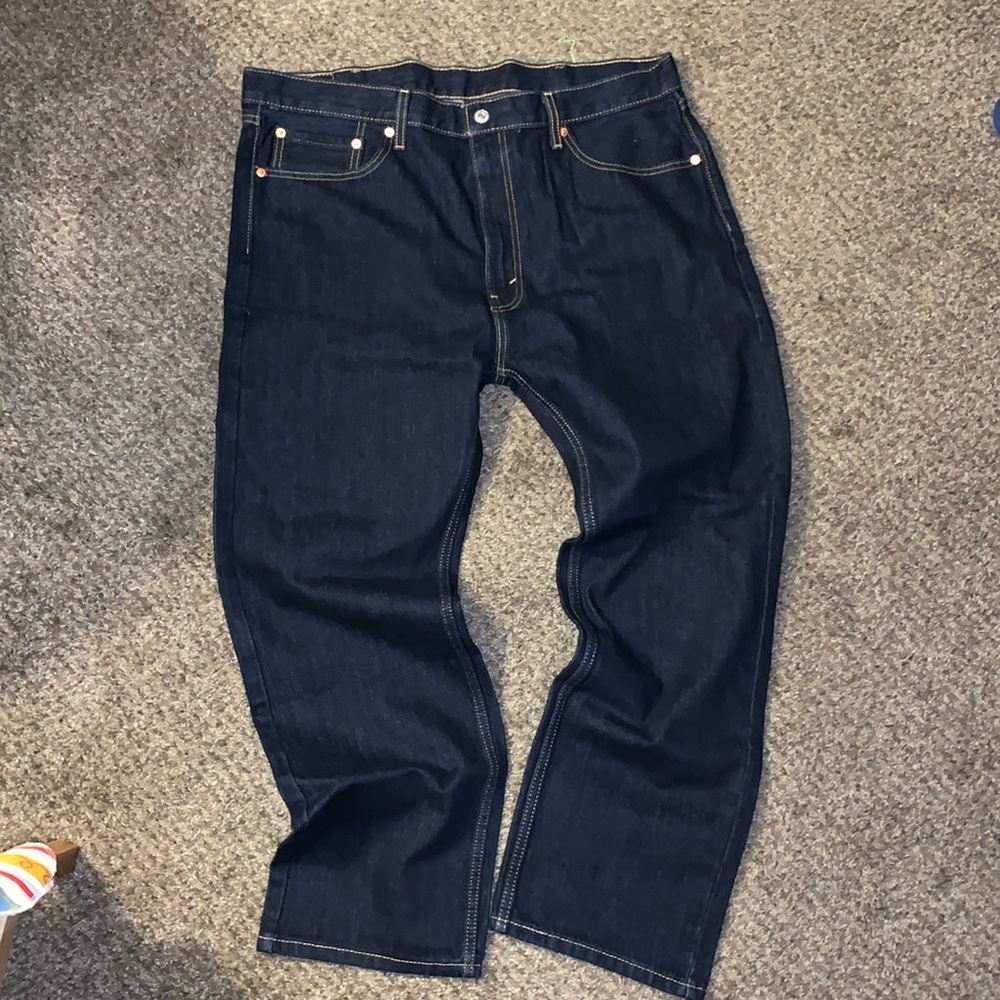 Levi's Men's Straight Jeans - Dark Blue 40 x 30 brand new no tags attached
